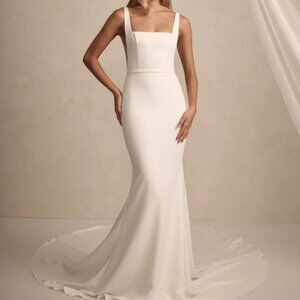*UNWORN / UNALTERED*  Made With Love, "Hunter" Wedding Dress (Custom Split Size)